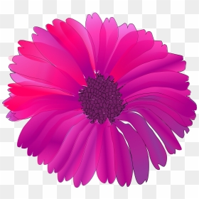 Floral Clipart Fuschia - Pink Flower Clip Art, HD Png Download - welcome flowers png