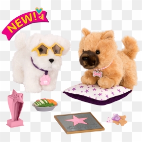 Paws For Applause Pup Set For 18-inch Dolls - Outfit Our Generation Doll Clothes, HD Png Download - paws png