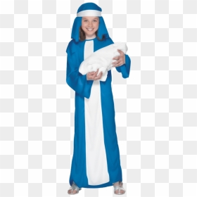 Child Virgin Mary Costume - Mary Nativity Costume, HD Png Download - mother mary png