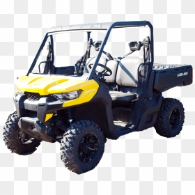 Yellow-atv - All-terrain Vehicle, HD Png Download - atv png