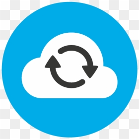 Cloud Backup - Merinfo Se, HD Png Download - cloud server icon png