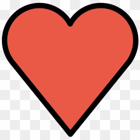 Heart, HD Png Download - black heart emoji png