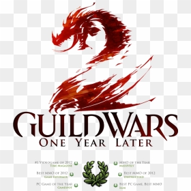 In The Space Of A Single Year, Guild Wars 2 Has Sold - Guild Wars 2 Icon Png, Transparent Png - guild wars 2 logo png