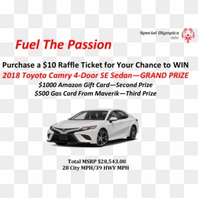 Untitled - 2020 Toyota Camry Se White, HD Png Download - raffle ticket png