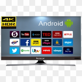 4ktv - Tv With Integrated Soundbar, HD Png Download - led tv images png