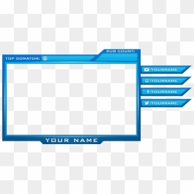 Facecam Overlay Transparent , Png Download - Transparent Background Webcam Overlay, Png Download - facecam overlay png