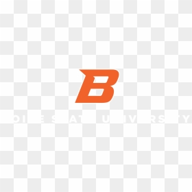 Boise State Broncos Orange B, HD Png Download - boise state logo png