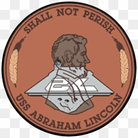 Transparent Abe Lincoln Clipart - Uss Abraham Lincoln Logo, HD Png Download - lincoln logo png