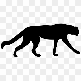 Black Panther,wildlife,puma - Cheetah Clipart Black, HD Png Download - puma png