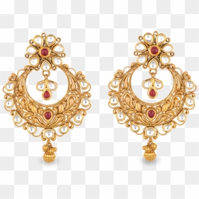 Antara Chandbali Gold Earring - Earring, HD Png Download - chand png