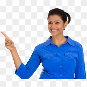 Pointing Woman Png Transparent, Hd Png Download - Woman Pointing Transparent Background, Png Download - people pointing png