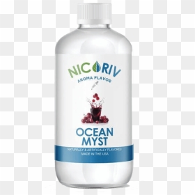 Ocean Myst Grape Juice By Nicotine River - Plastic Bottle, HD Png Download - grape juice png