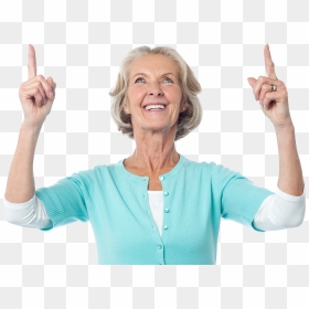 Women Pointing Top - Pointing Png, Transparent Png - people pointing png