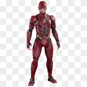 Dc Comics The Flash Sixth Scale Figure By Hot Toys - Hot Toys Flash Justice League, HD Png Download - scale figure png