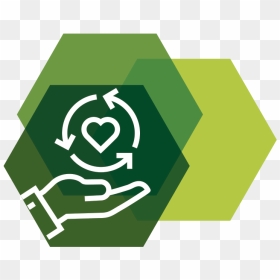 Icon Showing A Symbol Of A Hand Hold A Heart - Emblem, HD Png Download - college icon png