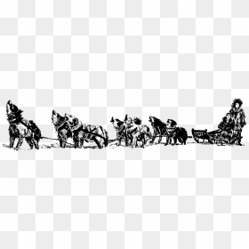 Dog Sled And Team Clip Arts - Dog Sled Team Clipart, HD Png Download - sled png