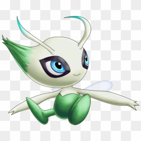 Pokemon Celebi Is A Fictional Character Of Humans - Celebi Pokemon, HD Png Download - celebi png