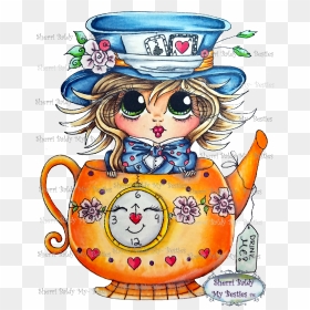 Cup Clipart Mad Hatter Tea - Clip Art, HD Png Download - mad hatter png
