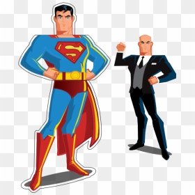 Superman / Lex Luthor Mix & Match - Lex Luthor Cartoon, HD Png Download - lex luthor png