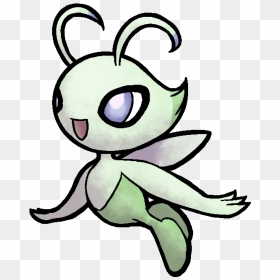 A Few Days Ago My Internet Went Out So Have A Celebi - Cartoon, HD Png Download - celebi png