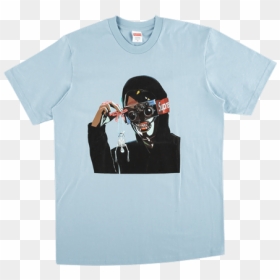 Supreme Creeper Tee "ss - Gas Mask, HD Png Download - creeper face png