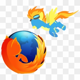 Firefox Pony Icon - My Little Pony Coloring Spitfire, HD Png Download - firefox png