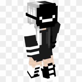 Short Hair Girl Minecraft Skin, HD Png Download - creeper face png