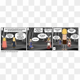 Thor At Loki Storyboard, HD Png Download - thor comic png