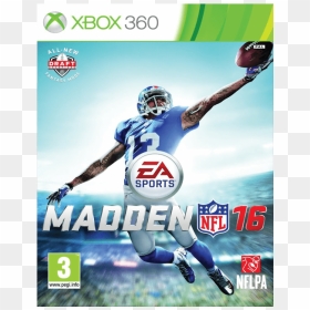 Madden 16 Xbox 360, HD Png Download - madden 18 png