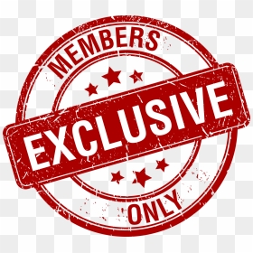 Transparent Members Only Png, Png Download - exclusive png