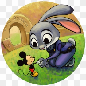Judy Hopps 🇺🇸 On Twitter - Mickey Mouse Fan Art, HD Png Download - judy hopps png