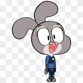 Judy Hopps Gumball Style By Megarainbowdash2000 - Amazing World Of Gumball Judy Hopps, HD Png Download - judy hopps png