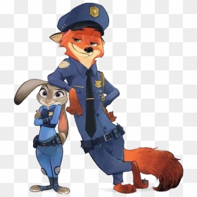 Zootopia Movie Png - Zootopia Nick And Judy Police, Transparent Png - judy hopps png