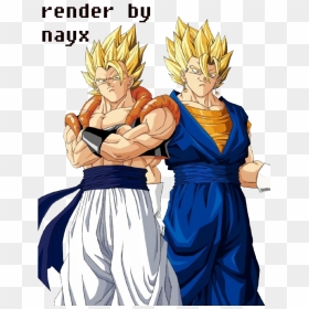 Vegito And Gogeta Fused, HD Png Download - gogeta png