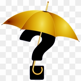 Umbrella Question Mark, HD Png Download - signo de interrogacion png