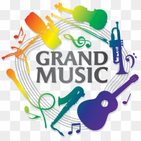 Grand Logo Png Musica Pinterest Menu Home - Musica Popular Png, Transparent Png - musica png