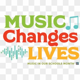 Music Changes Lives - National Music In Our Schools Month 2020, HD Png Download - musica png