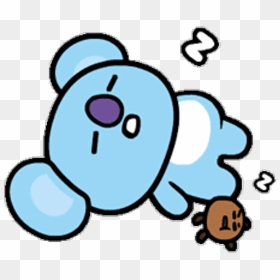 Bts Bt21 Bt21koya Koala Btsrm Rm Rapmonster Freetoedit - Bt21 Koya And Shooky, HD Png Download - rap monster png