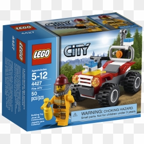 Lego City Fire Quad, HD Png Download - atv png