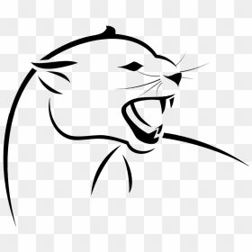 Cropped-cougar - Cartoon, HD Png Download - cougar png