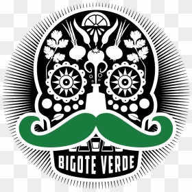 Bigote Verde Logo Vector-01 - Illustration, HD Png Download - bigote png