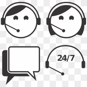 Call Center Chat Png, Transparent Png - clickbait arrow png