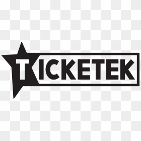 Black Logo, Transparent Background Png - Ticketek, Png Download - ticketmaster logo png