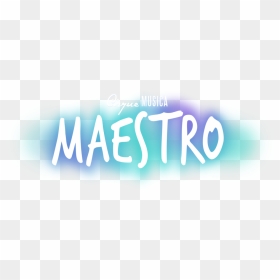Maestro - Calligraphy, HD Png Download - musica png