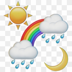 #rainbow #emoji #editedemoji #rainbowemoji #emojis - Sol Sticker, HD Png Download - rainbow emoji png