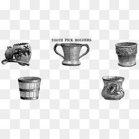 These Are Some Pretty Vintage Toothpick Holder Digital - Sketch, HD Png Download - toothpick png
