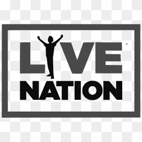 Client - Live Nation - Logo Black - Applause , Png - Live Nation Black Logo, Transparent Png - ticketmaster logo png