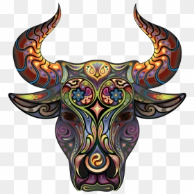 For The First Time Unibull Markets Introduces Custodian - Ornamental Bull, HD Png Download - bull head png
