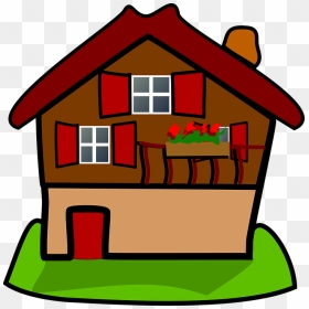 Cartoon House Png - House Cartoon Transparent Background, Png Download - cottage png