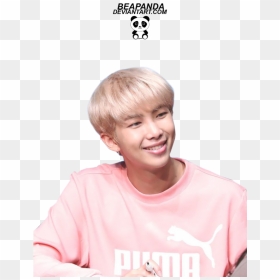 Rap Monster Pink Puma Shirt , Png Download - Rap Monster Pink, Transparent Png - rap monster png